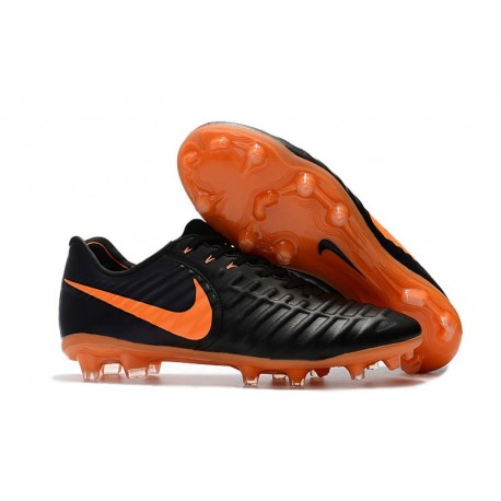 Nike Tiempo Legend 7 FG Scarpa da Calcio Uomo - Nero Arancio