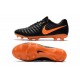 Nike Tiempo Legend 7 FG Scarpa da Calcio Uomo - Nero Arancio