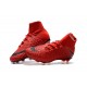 Nike Scarpa Calcio Hypervenom Phantom 3 DF FG Rosso Nero