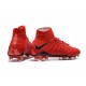 Nike Scarpa Calcio Hypervenom Phantom 3 DF FG Rosso Nero