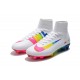 Scarpe Nuovo Nike Mercurial Superfly V FG ACC Bianco Colorato