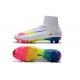 Scarpe Nuovo Nike Mercurial Superfly V FG ACC Bianco Colorato