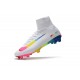 Scarpe Nuovo Nike Mercurial Superfly V FG ACC Bianco Colorato