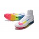 Scarpe Nuovo Nike Mercurial Superfly V FG ACC Bianco Colorato