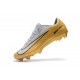 Nike Mercurial Vapor XI FG Nuova Scarpa da Calcio - Oro Bianco