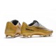 Nike Mercurial Vapor XI FG Nuova Scarpa da Calcio - Oro Bianco