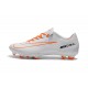 Nike Mercurial Vapor XI FG Nuova Scarpa da Calcio - Bianco Arancio