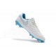 Nike Tiempo Legend 7 FG Scarpa da Calcio Uomo - Bianco Blu