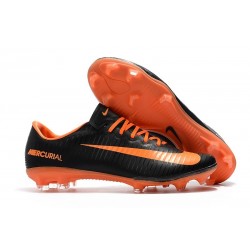 Scarpe Nuovo Nike Mercurial Vapor 11 FG ACC - Nero Arancio