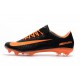 Scarpe Nuovo Nike Mercurial Vapor 11 FG ACC - Nero Arancio