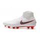 Nike Magista Obra 2 FG Scarpe da Calcio Bianco Grigio Rosso