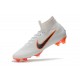 Scarpa da Calcio Nike Mercurial Superfly VI 360 Elite FG Bianco Arancio