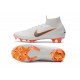 Scarpa da Calcio Nike Mercurial Superfly VI 360 Elite FG Bianco Arancio