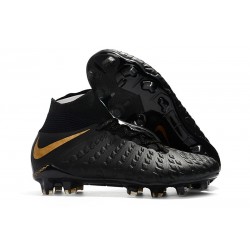 Nike Scarpa Calcio Hypervenom Phantom 3 DF FG Nero Oro