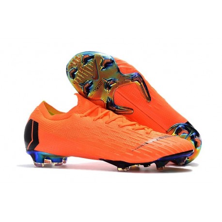 Nike Mercurial Vapor 12 FG Scarpa da Calcio Nuovo 2018 - Arancio Nero