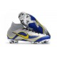 Scarpa da Calcio Nike Mercurial Superfly VI 360 Elite FG Metallico Blu Giallo