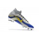 Scarpa da Calcio Nike Mercurial Superfly VI 360 Elite FG Metallico Blu Giallo