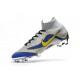 Scarpa da Calcio Nike Mercurial Superfly VI 360 Elite FG Metallico Blu Giallo