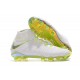 Nike Scarpa Calcio Hypervenom Phantom 3 DF FG Blanco Gris Voltio