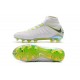 Nike Scarpa Calcio Hypervenom Phantom 3 DF FG Blanco Gris Voltio