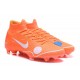 Scarpa Off-white Nike Mercurial Superfly VI 360 Elite FG Arancio