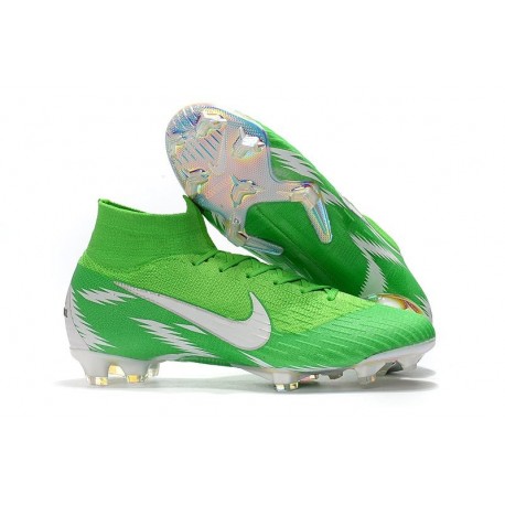 Nike Mercurial Superfly 6 Elite DF FG Nuovo Scarpe - Verde Blanco