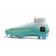 Nike Mercurial Superfly 6 Elite DF CR7 FG Nuovo Scarpe - Bianco Blu Oro