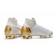 Nike Mercurial Superfly 6 Elite DF CR7 FG Nuovo Scarpe - Bianco Oro