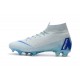 Nike Scarpa Mercurial Superfly 6 Elite DF FG - Blu