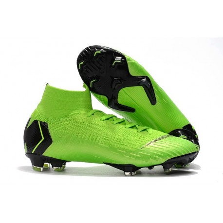 Nike Scarpa Mercurial Superfly 6 Elite DF FG - Verde Argento