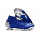 Nike Scarpa Mercurial Superfly 6 Elite DF FG - Blu Argento