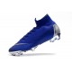 Nike Scarpa Mercurial Superfly 6 Elite DF FG - Blu Argento