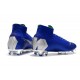 Nike Scarpa Mercurial Superfly 6 Elite DF FG - Blu Argento