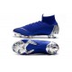 Nike Scarpa Mercurial Superfly 6 Elite DF FG - Blu Argento