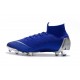 Nike Scarpa Mercurial Superfly 6 Elite DF FG - Blu Argento