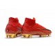 Nike Scarpa Mercurial Superfly 6 Elite DF FG - Rosso Nero Oro