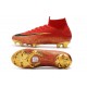 Nike Scarpa Mercurial Superfly 6 Elite DF FG - Rosso Nero Oro