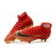 Nike Scarpa Mercurial Superfly 6 Elite DF FG - Rosso Nero Oro