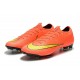 Nike Mercurial Vapor 12 FG Scarpa da Calcio Nuovo 2018 - Arancio Giallo 