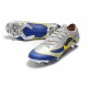 Nike Nuovo Scarpe Mercurial Vapor XII Elite FG - Argento Blu Giallo