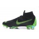 Nike Scarpa Mercurial Superfly 6 Elite DF FG - Nero Verde