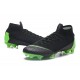 Nike Scarpa Mercurial Superfly 6 Elite DF FG - Nero Verde