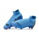 Nike Scarpa Mercurial Superfly 6 Elite DF FG - Blu Nero