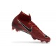 Nike Scarpa Mercurial Superfly 6 Elite DF FG - Cremisi Nero