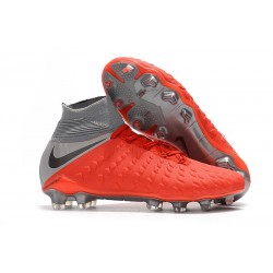 Nike Scarpa Calcio Hypervenom Phantom 3 DF FG Rosso Grigio