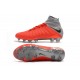 Nike Scarpa Calcio Hypervenom Phantom 3 DF FG Rosso Grigio