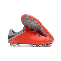 Scarpe da Calcio Nike Hypervenom Phantom 3 FG ACC - Rosso Grigio