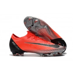 Nike Cristiano Ronaldo Mercurial Vapor 12 Elite FG - Rosso Nero Argento