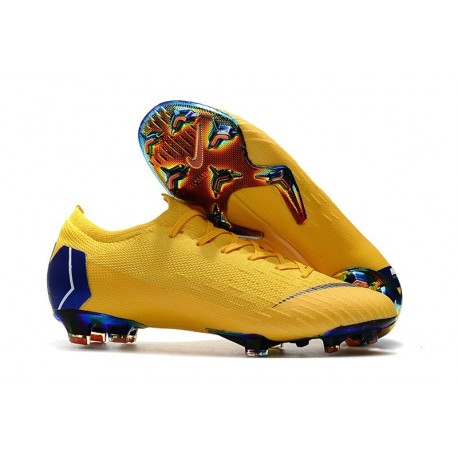 Nike Nuovo Scarpe Mercurial Vapor 12 Elite FG - Giallo Blu