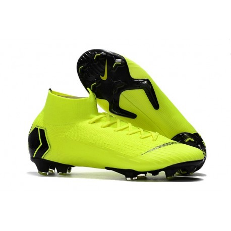 Nike Mercurial Superfly VI 360 Elite FG Scarpe - Volt Nero